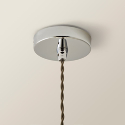 ValueLights Sputnik 8 Way Chrome Glass Globe Pendant Ceiling Light and Bulbs - Size: 134 x 55 x 55cm - Silver - Wilko - thumbnail 6