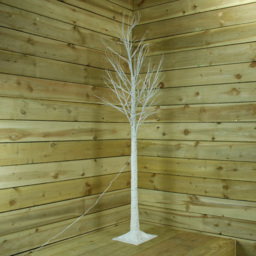 Samuel Alexander Multicolour LED Christmas Birch Tree 4.9ft - Size: 5ft - Wilko - thumbnail 3