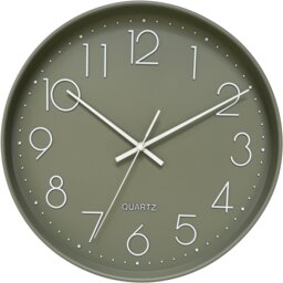 Matte Wall Clock Sage - Wilko - thumbnail 1