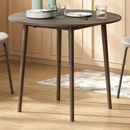 HOMCOM 4 Seater Grey Drop Leaf Dining Table - Wilko - thumbnail 1