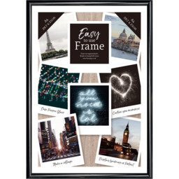 Easy Poster Frame - Black/A4 - Wilko - thumbnail 6
