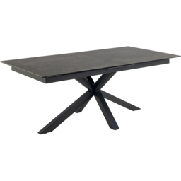 Florence Heaven Ceramic 8 Seater Extendable Dining Table Black - Furniture To Go - Wilko - thumbnail 3