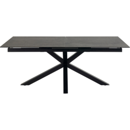 Florence Heaven Ceramic 8 Seater Extendable Dining Table Black - Furniture To Go - Wilko - thumbnail 4
