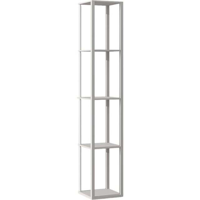 HOMCOM 4 Shelf Grey RGB LED Floor Lamp with Remote - Size: 15 x 34 x 50cm - Wilko - image 1