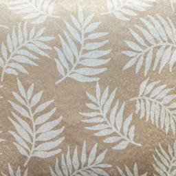 Enhanced Living Oakland Latte Leaf Print Blackout Eyelet Thermal Curtains 229 x 229cm - Brown - Wilko - thumbnail 5