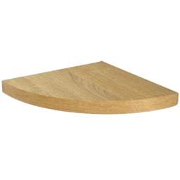 Core Products Hudson Oak Effect Corner Box Floating Shelf Kit - Size: 3.8 x 29.5 x 29.5cm - Wilko