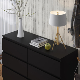 FWStyle Carlton 6 Drawer Matt Black Chest of Drawers - Wilko - thumbnail 4