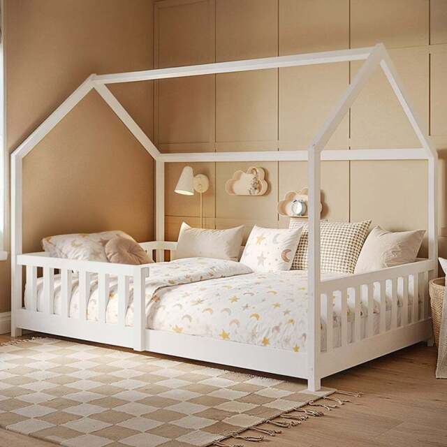 Flair Explorer Small Double White Playhouse Bed - Wilko - image 1