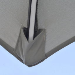 Outsunny Light Grey LED Crank Banana Cantilever Parasol 3m - Wilko - thumbnail 4