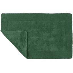 Allure Bath Fashions Luxury Reversible Dark Green Heavyweight Bath Mat 53 x 85cm - Size: 53 x 85 x 1cm - Wilko