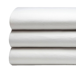 Serene Double White Brushed Cotton Flat Bed Sheet - Wilko - thumbnail 3