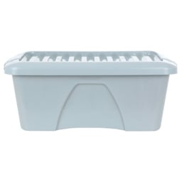Wham 34L Soft Grey Home Upcycle Storage Box with Lid 5 Pack - Wilko - thumbnail 4