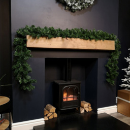 Samuel Alexander Plain Green Colorado Christmas Garland 270cm - Size: 30 x 270 x 30cm - Wilko - thumbnail 3