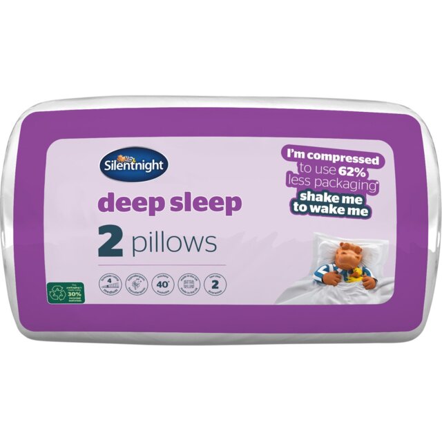 Silentnight Deep Sleep Pillow Pair - Wilko - image 1
