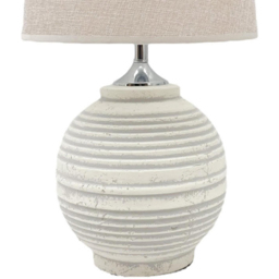 Acacia Home Fabric Shade Table Lamp 44 x 15 x 15 cm - Size: 44 x 15 x 15cm - Multi - Wilko - thumbnail 4