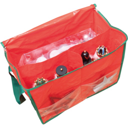 St Helens Storage Bag with Side Pouch - Size: 35 x 45 x 26cm - Red - Wilko - thumbnail 5