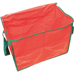 St Helens Storage Bag with Side Pouch - Size: 35 x 45 x 26cm - Red - Wilko