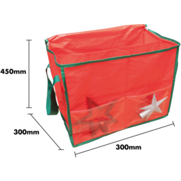 St Helens Storage Bag with Side Pouch - Size: 35 x 45 x 26cm - Red - Wilko - thumbnail 7