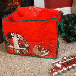 St Helens Storage Bag with Side Pouch - Size: 35 x 45 x 26cm - Red - Wilko - thumbnail 3