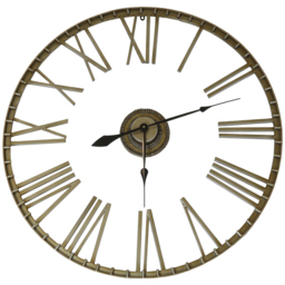 Charles Bentley Bronze Wrought Iron Extra Large Garden Clock 95cm - Metal - Wilko - thumbnail 4