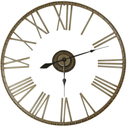 Charles Bentley Bronze Wrought Iron Extra Large Garden Clock 95cm - Metal - Wilko - thumbnail 1