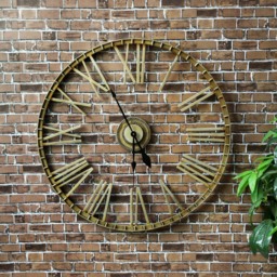 Charles Bentley Bronze Wrought Iron Extra Large Garden Clock 95cm - Metal - Wilko - thumbnail 3
