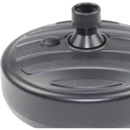 Shatchi Black Heavy Duty Water Sand Fillable Parasol Base Stand 13L - Size: 38 x 38 x 14cm - Wilko - thumbnail 6