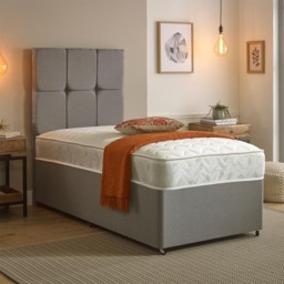 Starlight Beds Single Hybrid Memory Foam and Open Coil Spring Mattress - White - Wilko - thumbnail 3