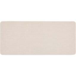 My Mat Ivory Sculptured Waffle Texture Washable Runner 67 x 150cm - Cream - Wilko - thumbnail 1