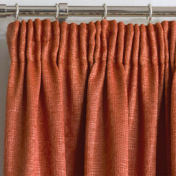 Enhanced Living Matrix Orange Thermal Pencil Pleat Readymade Curtains 229 x 137cm - Wilko - thumbnail 4