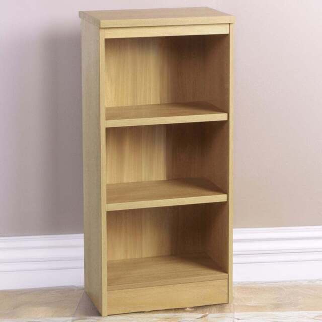R White Cabinets 3 Shelf Classic Oak Mid Height Bookcase - Brown - Wilko - image 1