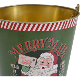 Merry Mail Santa BucketGreen - Santa's Chalet - Wilko - thumbnail 5