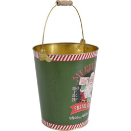 Merry Mail Santa BucketGreen - Santa's Chalet - Wilko - thumbnail 4