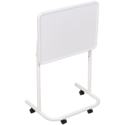 Living and Home White Adjustable Mobile Side Table - Size: 71.5 x 46 x 34cm - Wilko - thumbnail 4