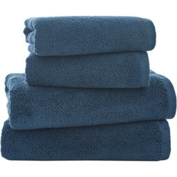 Deyongs Romeo Navy Bath Sheet - Size: 85 x 145cm - Blue - Wilko