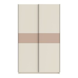 Andora Midi Sliding Wardrobe Cashmere and Cappuccino - Wilko - thumbnail 3