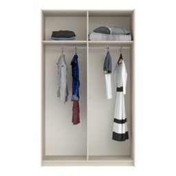 Andora Midi Sliding Wardrobe Cashmere and Cappuccino - Wilko - thumbnail 7