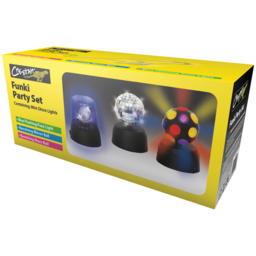 Cheetah Funki Party Set - Size: 26 x 8.5 x 11cm - BLACK - Wilko - thumbnail 4