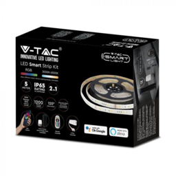 V-TAC 3 in 1 White Smart RGB LED Strip Set 5m - Size: 500 x 1.5 x 1.5cm - n/a - Wilko - thumbnail 4