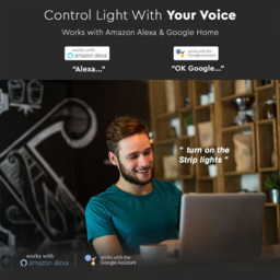 V-TAC 3 in 1 White Smart RGB LED Strip Set 5m - Size: 500 x 1.5 x 1.5cm - n/a - Wilko - thumbnail 6