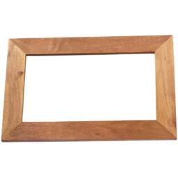Brooklyn Napoli Toko Light Mango Mirror 90 x 60cm - Brown - Wilko - thumbnail 1