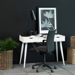 Florence Neptun 3 Drawer White Office Desk - Furniture To Go - Wilko - thumbnail 7