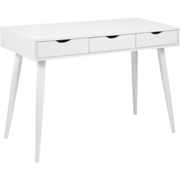 Florence Neptun 3 Drawer White Office Desk - Furniture To Go - Wilko - thumbnail 3