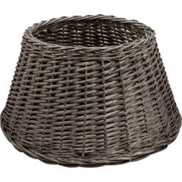St Helens Small Wicker Christmas Tree Skirt - Size: 280 x 570 x 570cm - Brown - Wilko - thumbnail 1
