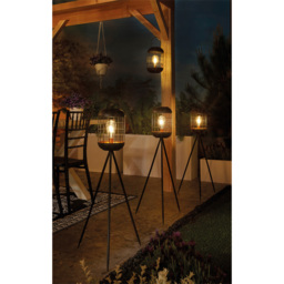 Luxform Solar 15 Lumens Lighthouse Tripod Light - Size: 17.5 x 17.5 x 26cm - Black - Wilko - thumbnail 5