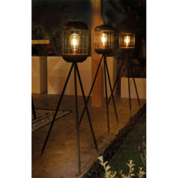 Luxform Solar 15 Lumens Lighthouse Tripod Light - Size: 17.5 x 17.5 x 26cm - Black - Wilko - thumbnail 6