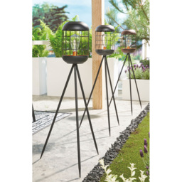Luxform Solar 15 Lumens Lighthouse Tripod Light - Size: 17.5 x 17.5 x 26cm - Black - Wilko - thumbnail 7