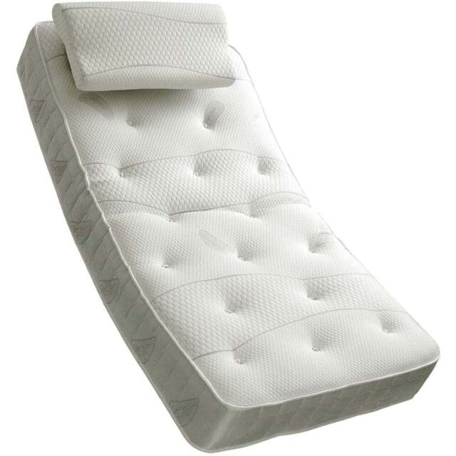 Sareer Matrah Small Single Memory Coil Mattress - White - Wilko - image 1