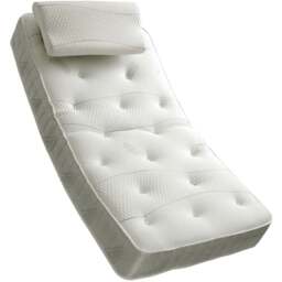 Sareer Matrah Small Single Memory Coil Mattress - White - Wilko - thumbnail 1