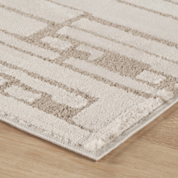 Desire Rugs Hamilton Mocha Bold Geometric Rug 60 x 220cm - Size: 220 x 60 x 1.3cm - Brown - Wilko - thumbnail 5